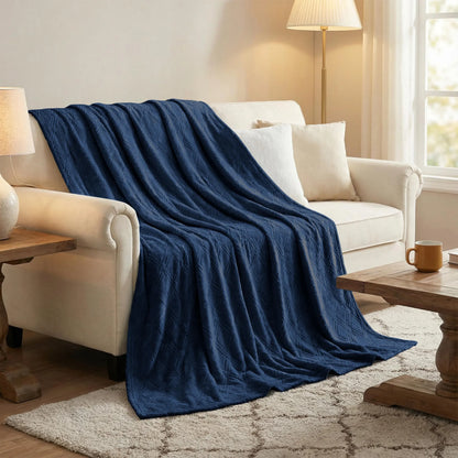 Alaska Diamond Plush Fleece Ultra-Soft Blanket
