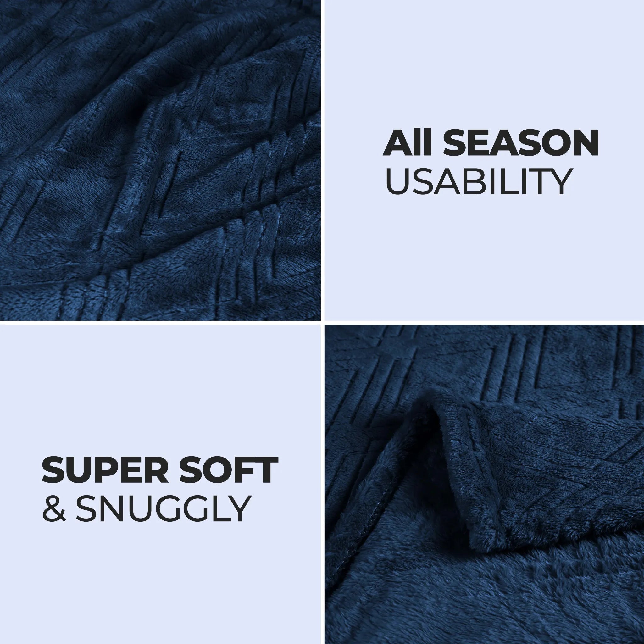 Alaska Diamond Plush Fleece Ultra-Soft Blanket
