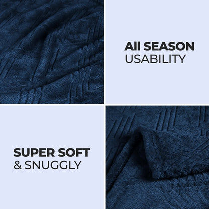 Alaska Diamond Plush Fleece Ultra-Soft Blanket
