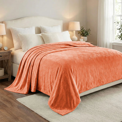 Alaska Diamond Plush Fleece Ultra-Soft Blanket