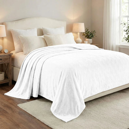 Alaska Diamond Plush Fleece Ultra-Soft Blanket