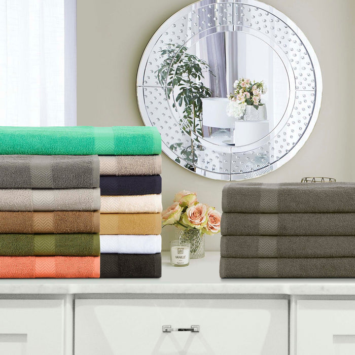 Franklin Cotton Eco Friendly 4 Piece Bath Towel Set