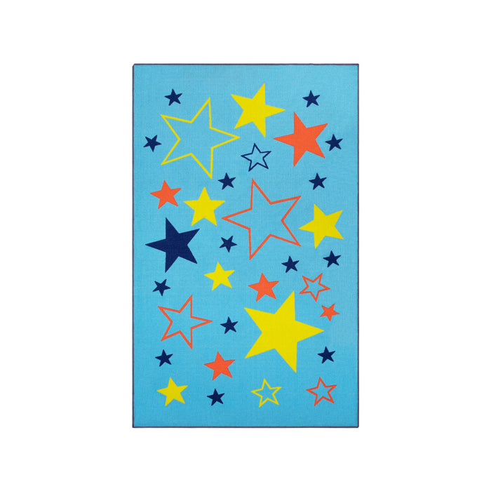 All-Star Non-Slip Kids Indoor Washable Area Rug