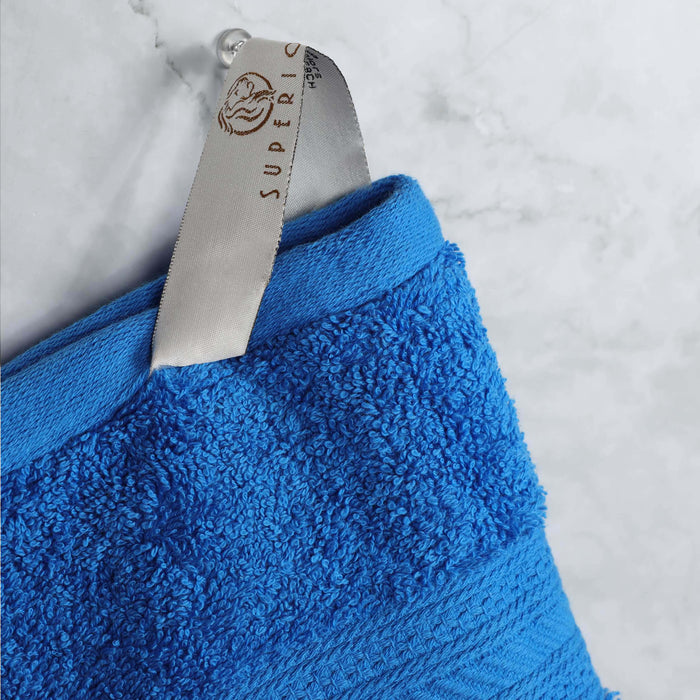 Cotton 6 Piece Eco Friendly Solid Towel Set - Allure