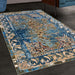 Angeles Traditional Washable Large Non Slip Area Rugs Or Runner Rug - Green/Beige