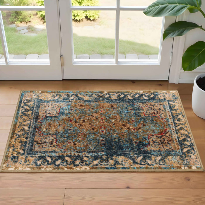 Angeles Traditional Washable Large Non Slip Area Rugs Or Runner Rug