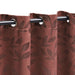 Leaves Machine Washable Room Darkening Blackout Curtains - AntiqueCopper