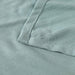 Milan Cotton Textured Striped Lightweight Woven Blanket - Aqua