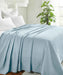 Cotton All Season Diamond Bed Blanket & Sofa Throw - Aqua