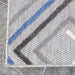 Geometric Modern Indoor Outdoor Area Rug - Grey