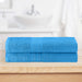Cotton Eco Friendly 2 Piece Solid Bath Sheet Towel Set - Aster Blue
