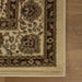 Traditional Oriental Floral Scroll Indoor Area Rug or Runner Rug - Taupe