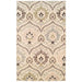 Augusta Rustic Floral Damask Non-Slip Indoor Area Rug - Multicolored