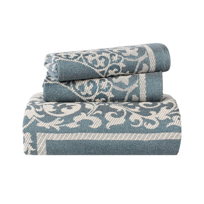 Boho Mandala Cotton Blend Woven Jacquard Bedspread Set
