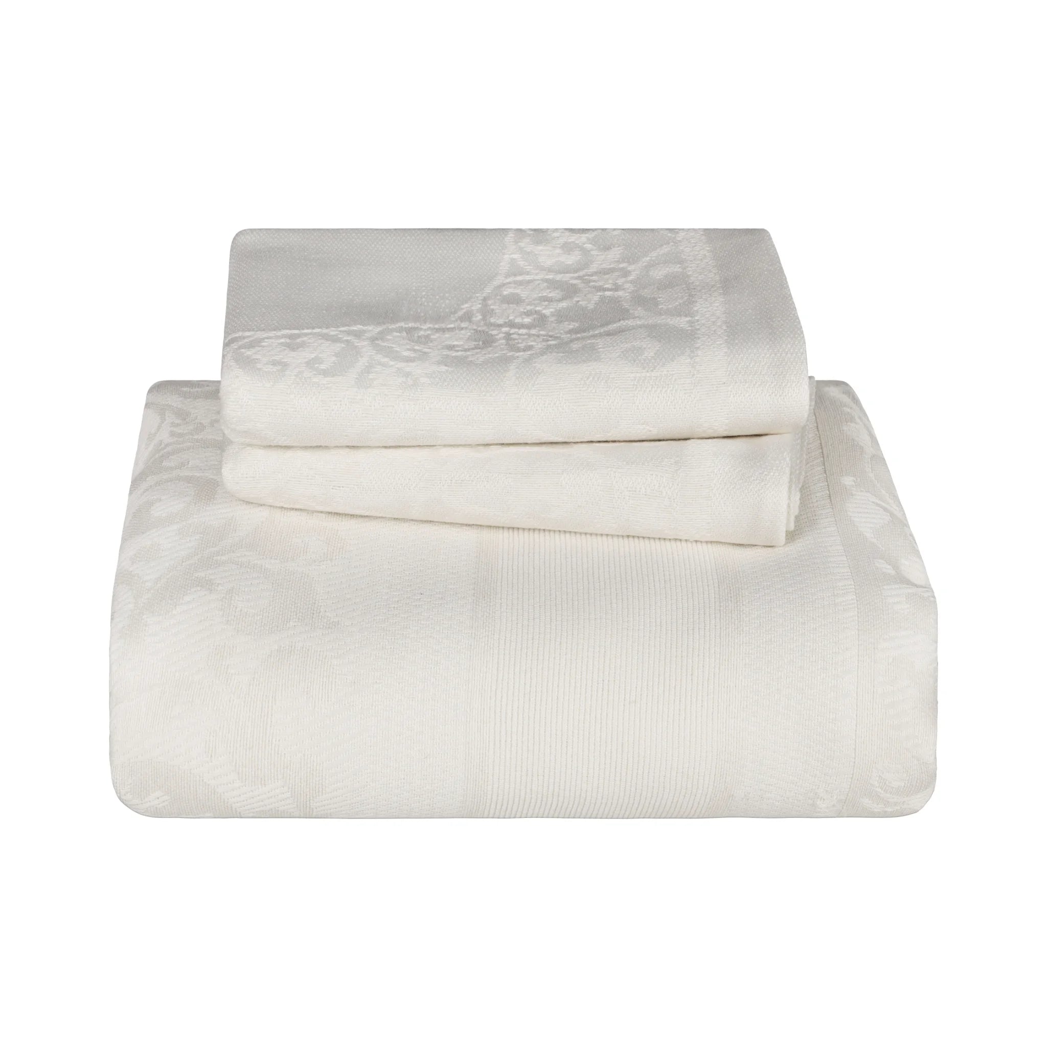 Boho Mandala Cotton Blend Woven Jacquard Bedspread Set