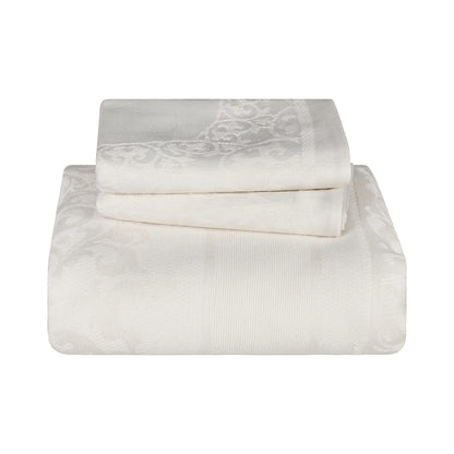 Boho Mandala Cotton Blend Woven Jacquard Bedspread Set