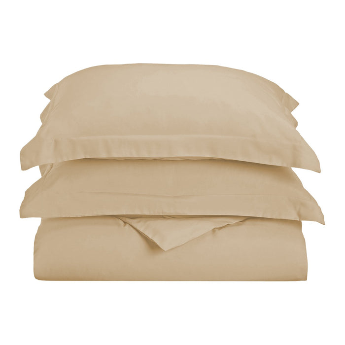 Wimberton Microfiber Wrinkle-Resistant Solid Duvet Cover and Pillow Sham Set