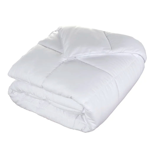 Comforter Mattress Standard Pillows Queen Bedding Set  - White