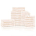 Ultra-Soft Rayon from Bamboo Cotton Blend 18 Piece Towel Set - Ivory