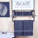Ultra-Soft Rayon from Bamboo Cotton Blend Bath and Face Towel Set - River Blue