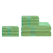 Ultra-Soft Rayon from Bamboo Cotton Blend Bath and Hand Towel Set - Spring Green