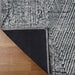 Modern Geometric Power-Loomed Indoor Area Rug or Runner Rug  - Charcoal