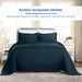 Basket Weave Matelasse Cotton Bedspread Set -  DeepSea