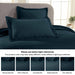 Basket Weave Matelasse Cotton Bedspread Set -  DeepSea