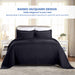 Basket Weave Matelasse Cotton Bedspread Set - NavyBlue