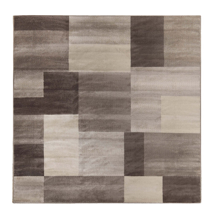 Clifton Modern Geometric Patchwork Area Rug  or Runner Rug