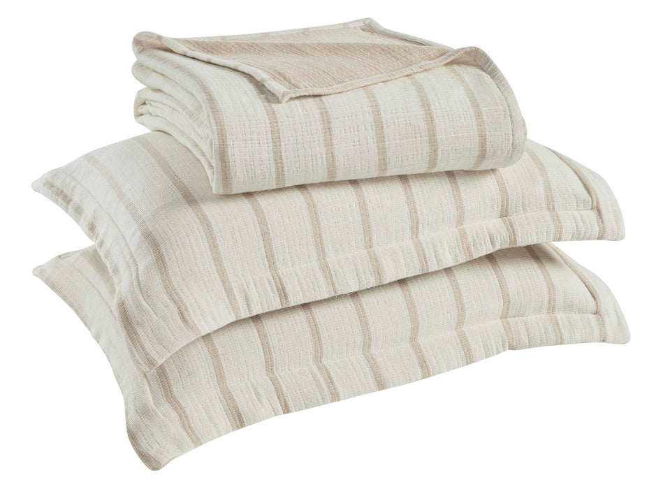 Valencia Reversible Cotton Medium Weight Matelasse Bedspread Set