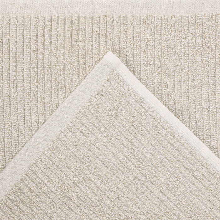 Destin Cotton Blend Solid Ribbed Hand Towels, Set of 6