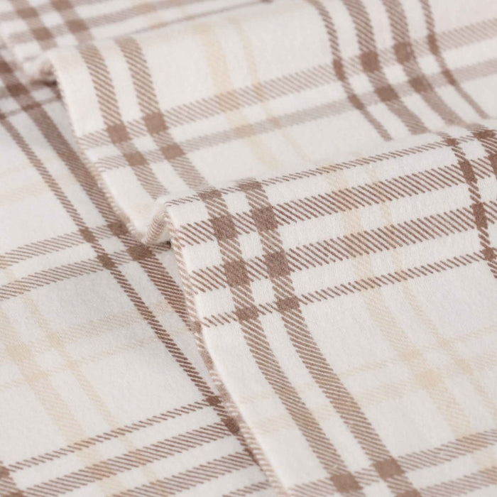 Plaid Flannel Cotton Classic Farmhouse Pillowcases, Set of 2