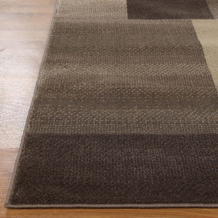 Clifton Modern Geometric Patchwork Area Rug  or Runner Rug