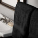 Egyptian Cotton Plush Heavyweight Absorbent Luxury 10 Piece Towel Set - Black