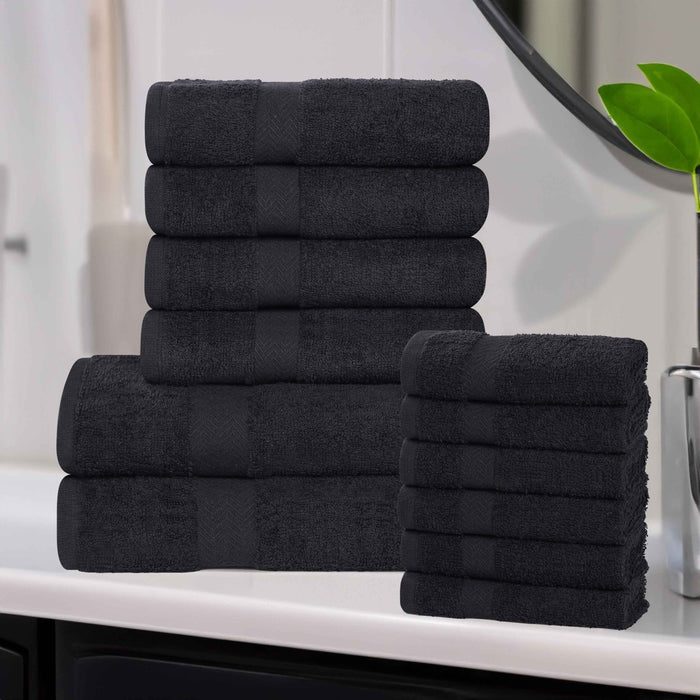 Franklin Cotton Eco Friendly 12 Piece Towel Set