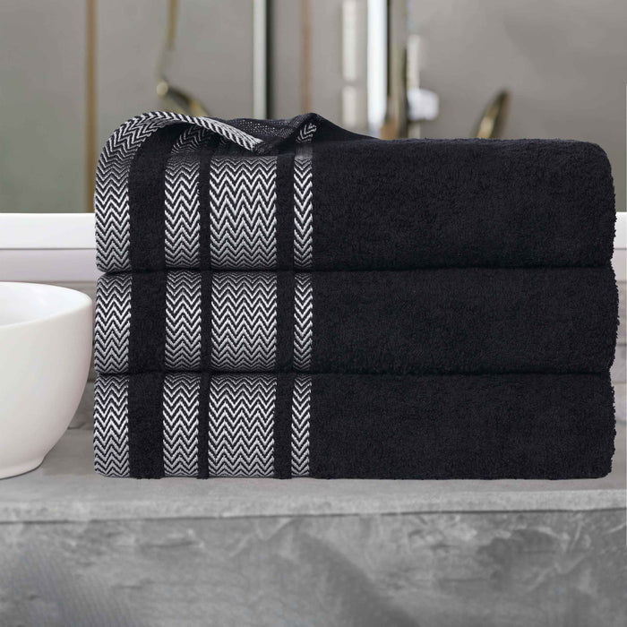 Hays Cotton Soft Medium Weight Bath Towel Set of 3