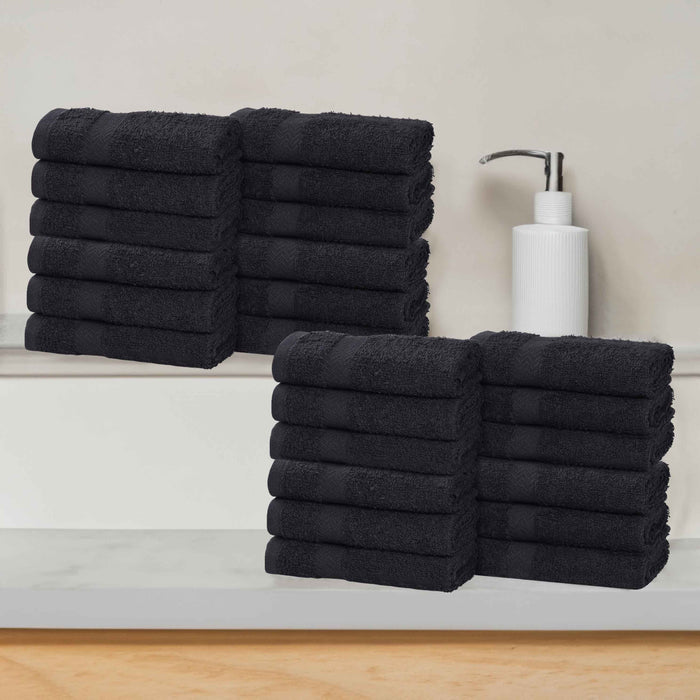 Franklin Cotton Eco Friendly 24 Piece Face Towel Set