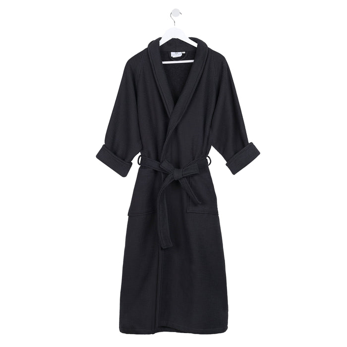 Waffle Weave Cotton Soft Lightweight Oversized Unisex Adult Bath Robe