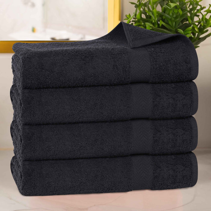 Franklin Cotton Eco Friendly 4 Piece Bath Towel Set