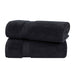 Cotton Zero Twist 2 Piece Bath Sheet Towel Set - Black