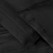 1500 Thread Count Egyptian Cotton Solid 2 Piece Pillowcase Set - Black