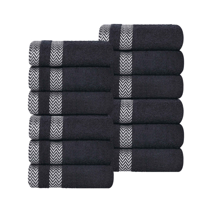 Hays Cotton Medium Weight Face Towel Washcloth Set of 12