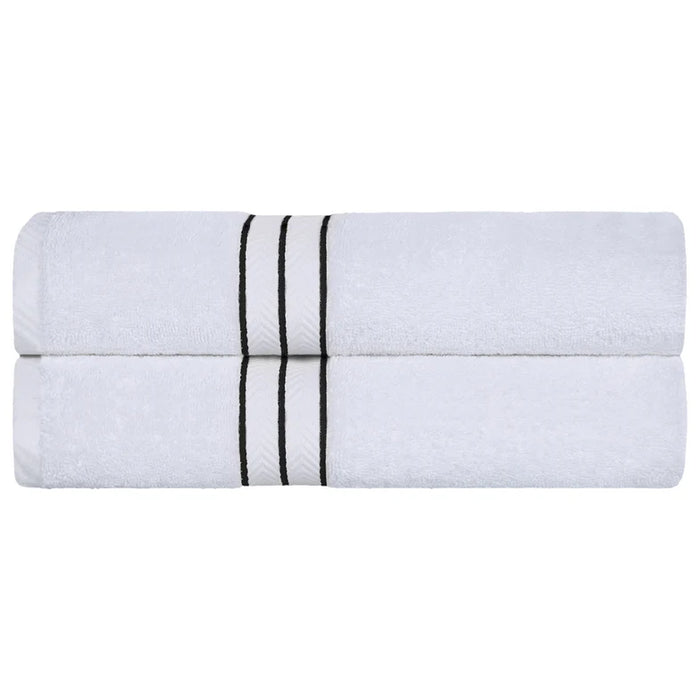 Turkish Cotton Ultra-Plush Solid 2-Piece Highly Absorbent Bath Sheet Set