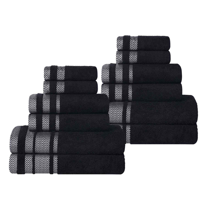 Hays Cotton Medium Weight 12 Piece Towel Set