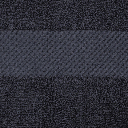 Kendell Egyptian Cotton 4 Piece Bath Towel Set with Dobby Border - Blue Nile Mills