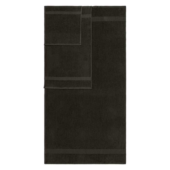 Franklin Cotton Eco Friendly 4 Piece Bath Towel Set - Black