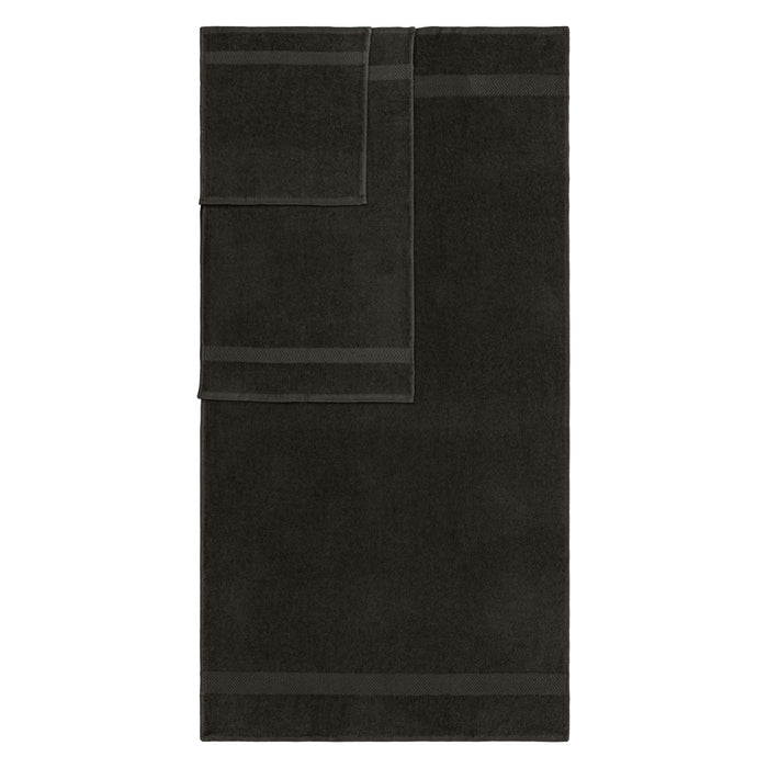 Franklin Cotton Eco Friendly 24 Piece Face Towel Set - Black