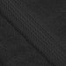 Egyptian Cotton Pile Plush Heavyweight Absorbent 9 Piece Towel Set - Black