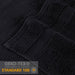 Cotton Zero Twist 2 Piece Bath Sheet Towel Set - Black